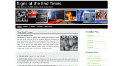 Desktop Screenshot of end-times.info